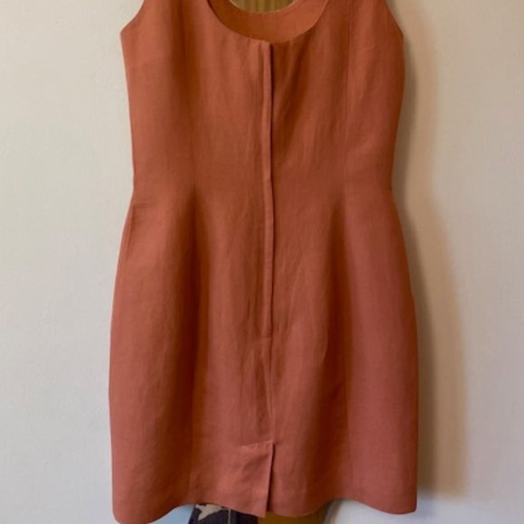 THE LIMITED Size 2 Sleeveless Mini Dress in Clay for Summer - Picture 5 of 7